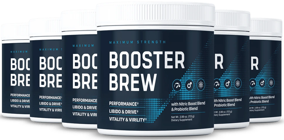Booster Brew powder multi bottle package