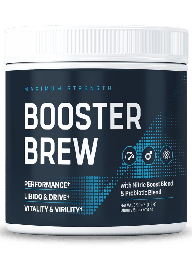 Booster Brew powder wellness bottles